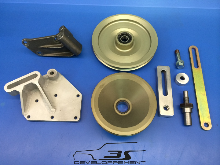 Kit poulie complet TDC traitement anodisé dur