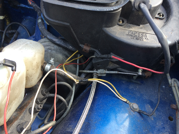 Câble de commande d'ouverture d'air Tubo 1 et tubo 2