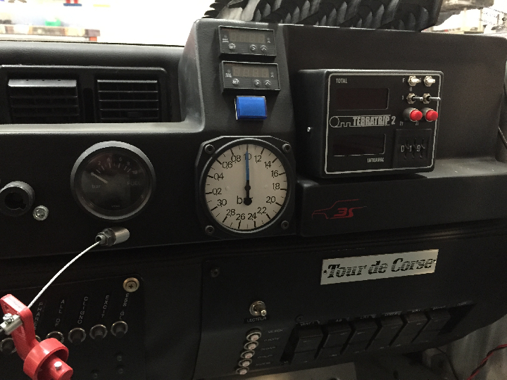 Manomètre de pression et dépression de turbo - 2 aiguilles - diam 80mm