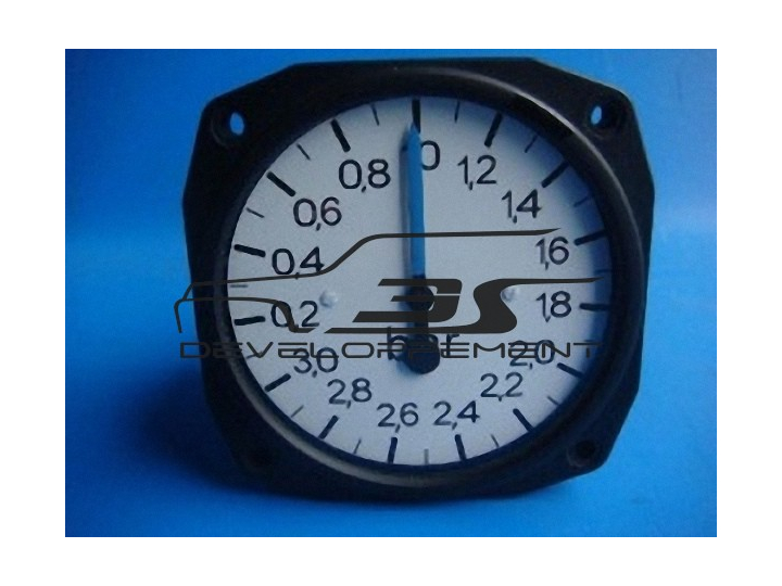 Véritable Manomètre de pression de turbo d’usine d’époque (1 aiguille) 