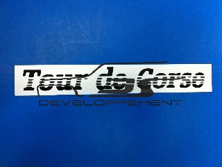 Monogramme sérigraphié TOUR DE CORSE