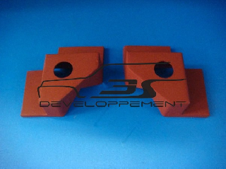 Fixation de capot moteur la paire