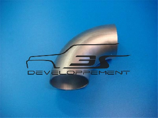 Coude INOX soudé 316L  PR38   33.7 x 1.6