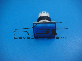 Voyant rectangulaire bleu