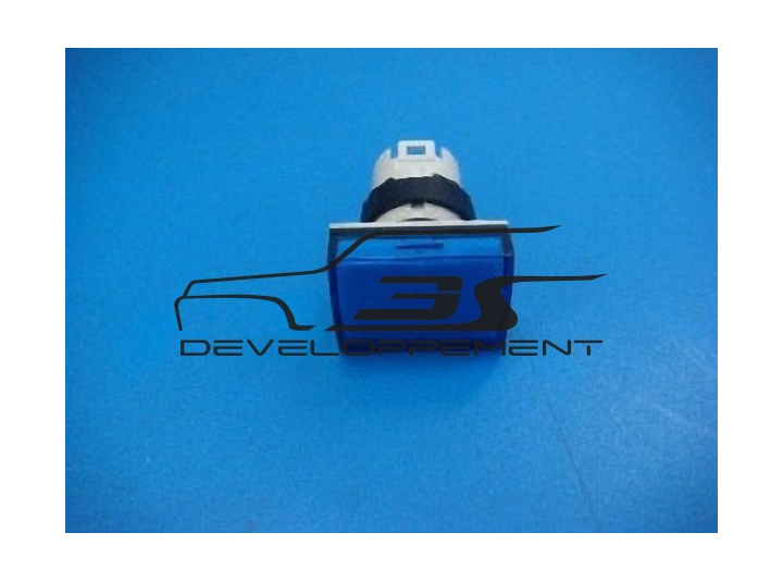 Voyant rectangulaire bleu