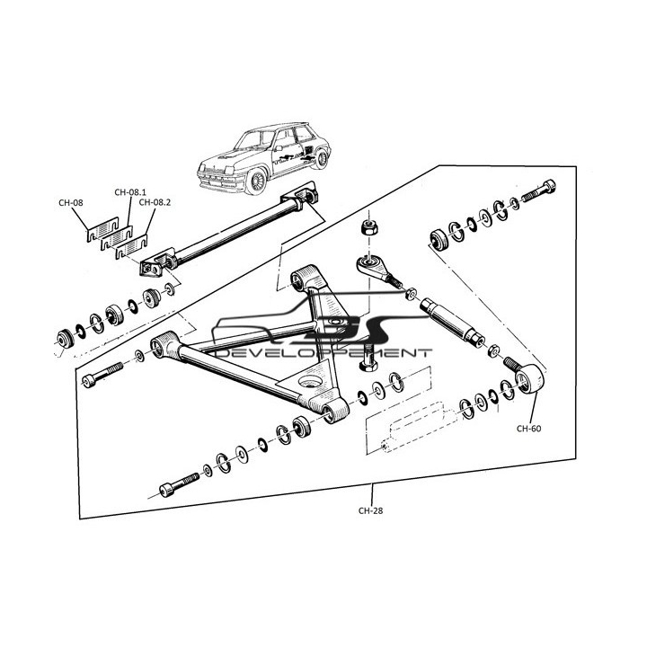 Triangle inférieur arrière