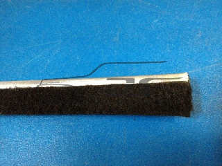 Joint lèche vitre feutre