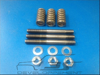 3 ressorts inox réfractaire échappement origine