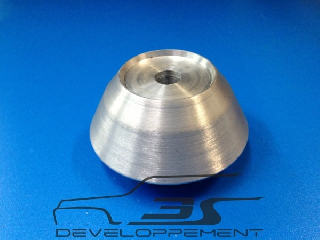 Tulipes en ALU pour amortisseur avant fileté TdC (la paire)