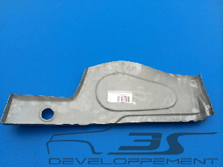 Tôle de réparation de châssis sous l'aile avant droite