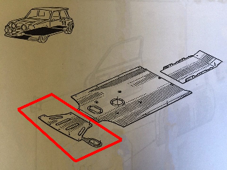 Protection fond plat origine Renault 5 turbo