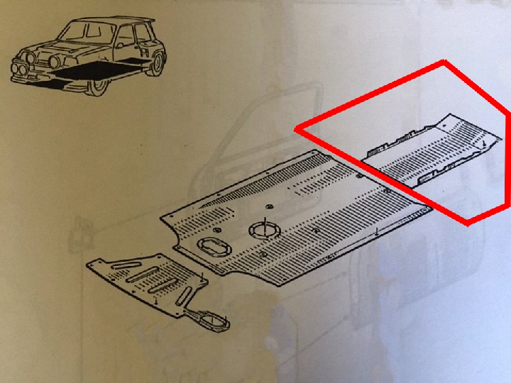 Protection soubassement arrière polyester