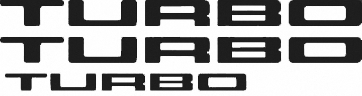 Kit autocollant R5 Turbo 1 noir