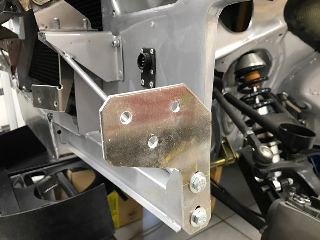 Supports de pare-chocs  TDC en alu (la paire)