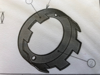 Capteur de roue pour compteur de vitesse T1