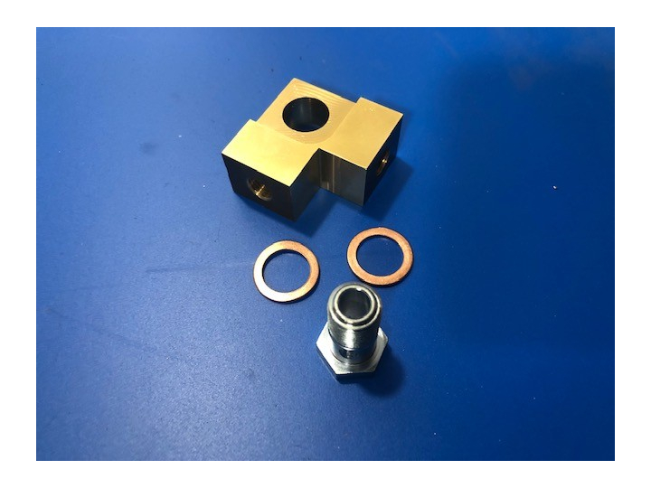 Raccords 3 voies pour maitre cylindre de frein Cevennes