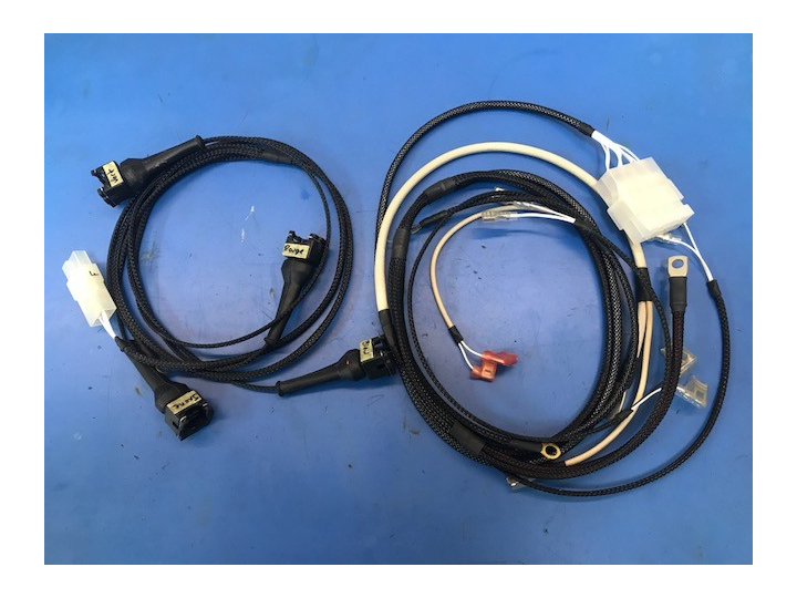 Faisceau électrique moteurs préparés avec commande inj départ à froid et régulateur