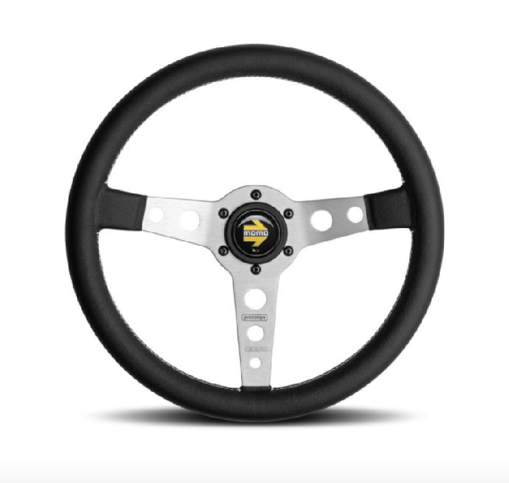 Volant MOMO NOIR 3B NOIRES  D 370