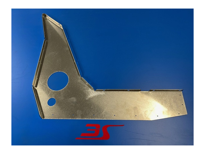 Tôle latérale droit réservoir R5 turbo