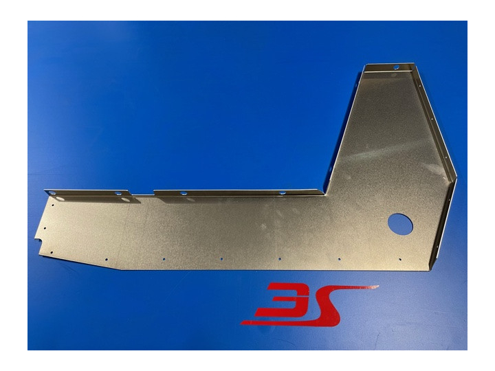 Tôle latérale gauche réservoir R5 turbo
