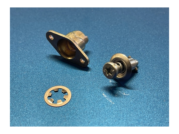 Quart de tour avec récepteur (1 pièce)