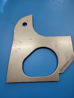 tôlerie passage échappement gauche R5 turbo