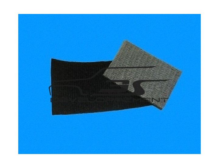 Tissus noir double épaisseur