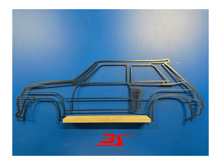 silhouette R5 Turbo 60 cm support bois