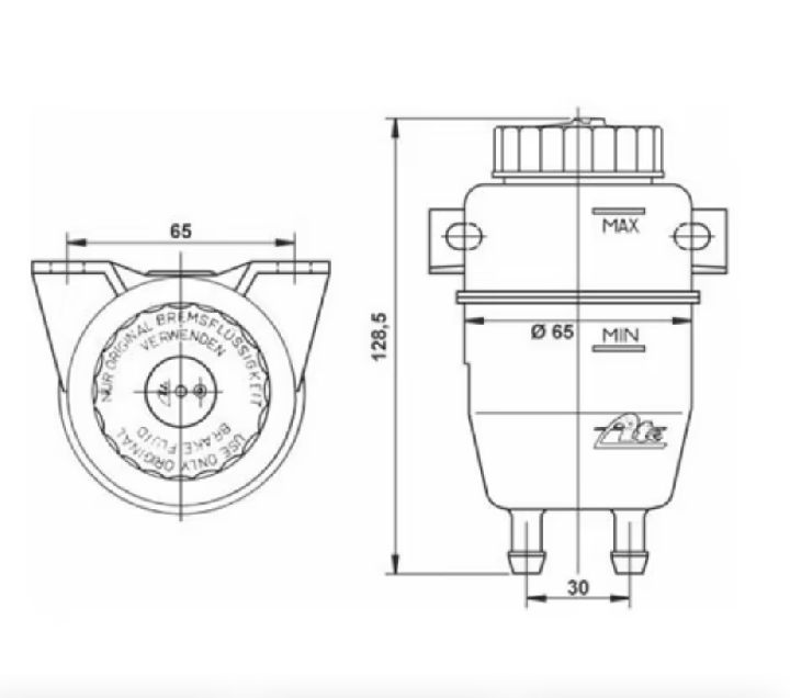Bocal de liquide frein 2 sortie-0