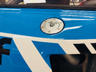 Goulotte alu pour bouchon aero 300 6 trous ALU 57/50